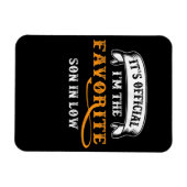 Ik ben de favoriete zoon in de wet grappig. magneet (Horizontaal)