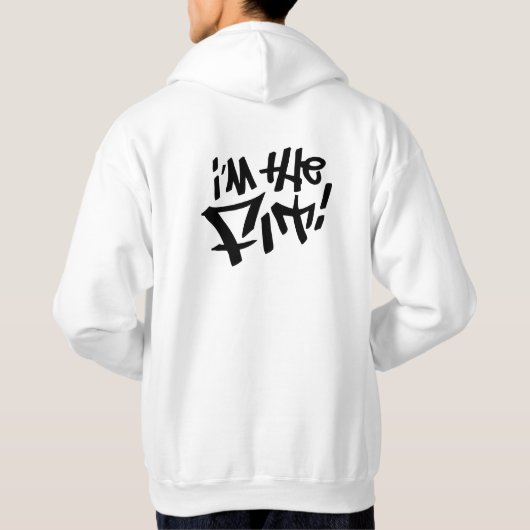 Ik ben de FIT Hoodie (Achterkant)