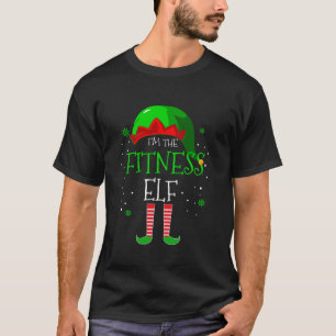 Ik ben de Fitness Elf Familie Matching Kostuum Chr T-shirt