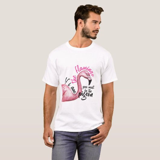 Ik ben de Flamingo T-shirt (Voorkant volledig)