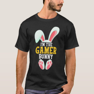 Ik ben de gamer Bunny Funny Matching Family Pasen T-shirt