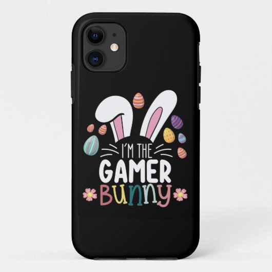 Ik ben de Gamer Bunny Gaming Pasen Matching Case-Mate iPhone Case (Achterkant)