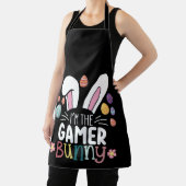 Ik ben de Gamer Bunny Gaming Pasen Matching Schort (Insitu)