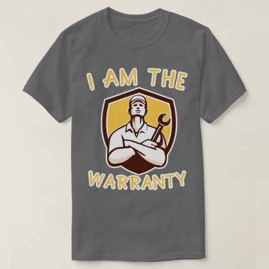 Ik ben de garantie t-shirt (Design voorkant)