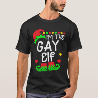 Ik ben de Gay Elf Shirt Kerstfamilie Elf Kostuum