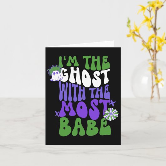 Ik ben de geest met de beste appels kaart (Gele Bloem)