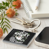 Ik ben de geest waar je moeder je voor waarschuwde sleutelhanger (Voorkant Rechts)