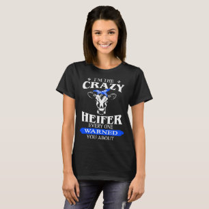 ik ben de gek die je waarschuwt voor co t-shirt