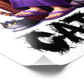 Ik ben de gekke kattenvrouw geworden foto afdruk (Hoek)