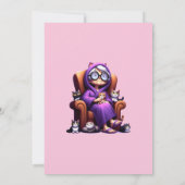 Ik ben de gekke kattenvrouw geworden kaart (Achterkant)