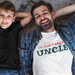 IK BEN DE GEKKE OOM | Grappige Guy's T-shirt<br><div class="desc">Dit "I’m the Crazy Uncle" t-shirt is een geweldig cadeau van de kinder voor hun stoere oom. Ook een leuke manier om aan te kondigen dat je zwanger bent. Het geven van dit grappige shirt is een geweldige manier om je broer te laten weten dat je een baby verwacht en...</div>