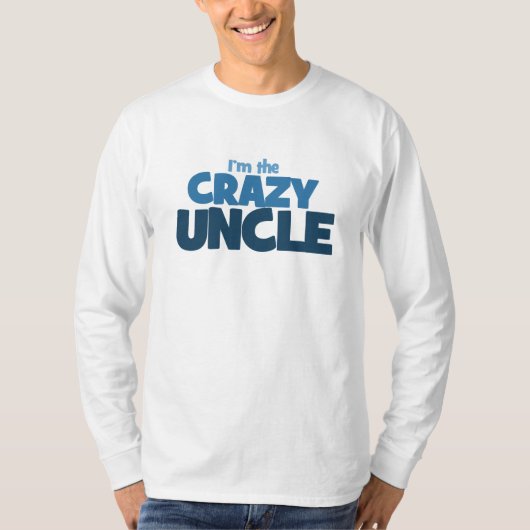 Ik ben de gekke oom t-shirt (Voorkant)