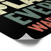 Ik ben de gekke pickleball speler die iedereen waa poster (Hoek)