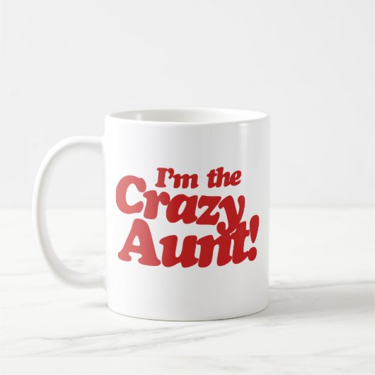 Ik ben de gekke tante koffiemok (Links)