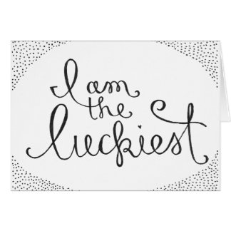 Ik ben de gelukkigste