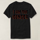 Ik ben de gember t-shirt (Design voorkant)