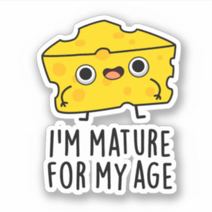 Ik ben de gemoederen van mijn jonge grappige kaak sticker