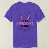 Ik ben de Geweldige bunny Graphic Cute Easter Day  T-shirt (Design voorkant)