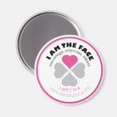 Ik ben de Gezichtsmagneet Magneet (Voorkant / Achterkant)