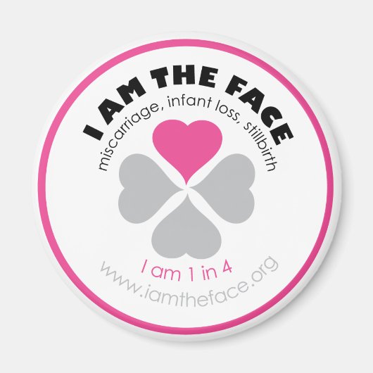 Ik ben de Gezichtsmagneet Magneet (Voorkant)