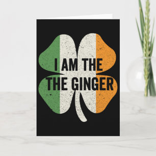 Ik Ben De Ginger Dibs Op De Rode Kop Funny St Patr Kaart