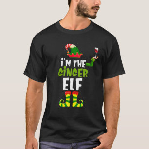 Ik ben de Ginger Elf Matching Family Wine Lover T-shirt