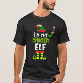 Ik ben de Ginger Elf Matching Family Wine Lover T-shirt