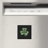Ik ben de Ginger Funny Irish St. Patrick's Day Magneet (Insitu (Vaatwasser))