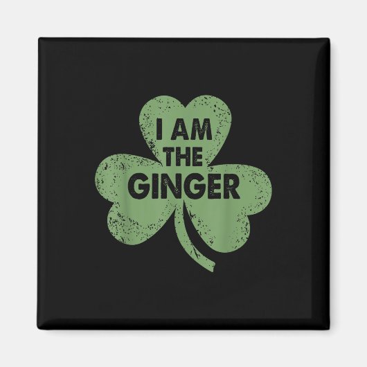 Ik ben de Ginger Funny Irish St. Patrick's Day Magneet (Voorkant)