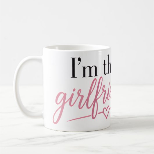 Ik ben de Girlfriend-mok Koffiemok (Links)