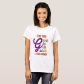 ik ben de glob glo gab galab i love books t-shirt (Voorkant volledig)