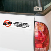 Ik ben de God die conservatief vreest Bumpersticker (Op Truck)