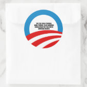 Ik ben de God die conservatief vreest Ronde Sticker (Tas)