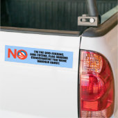 Ik ben de godvrezende conservatief bumpersticker (Op Truck)