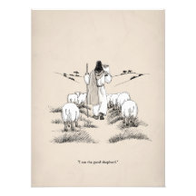 Ik Ben de Goede Herder Christelijke Wanddecoratie
