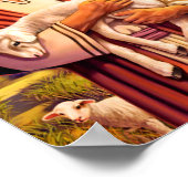Ik ben de Goede Herder. Jezus schilderij kunst pri Poster (Hoek)