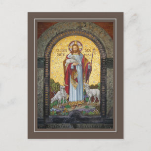 "IK BEN DE GOEDE HERDER" Johannes 10:11 Mozaïek Ku Briefkaart
