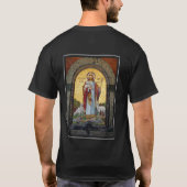 "IK BEN DE GOEDE HERDER" John 10:11 Mozaïek Art T-shirt (Achterkant)