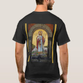 "IK BEN DE GOEDE HERDER" John 10:11 Mozaïek Art T-shirt (Achterkant)