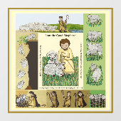 "Ik ben de Goede Herder" Raamsticker (Vel)