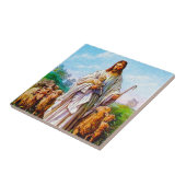 Ik ben de goede Shepherd John 10:7-21 Tegeltje (Zijkant)