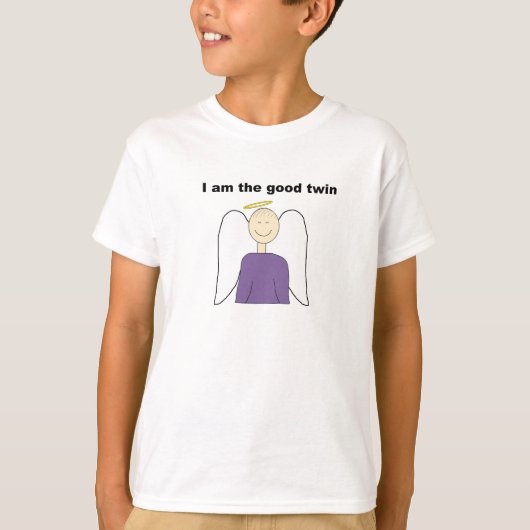 Ik ben de goede tweeling t-shirt (Voorkant)