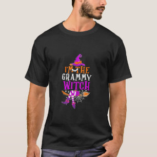 Ik ben de Grammy Witch Shirt Funny Halloween Famil