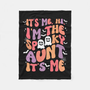 Ik ben de griezelige tante Het is ik Retro Hallowe Fleece Deken