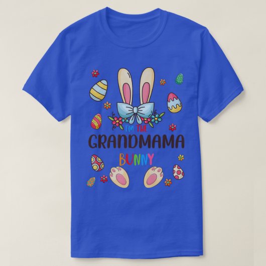 Ik ben de grootmoeder Bunny Paasdag-familie. T-shirt (Design voorkant)