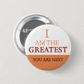 Ik ben de grootst - Attitude Ronde Button 5,7 Cm (Voorkant /achterkant)