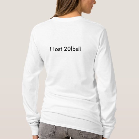 Ik ben de grootste Loser! T-shirt (Achterkant)