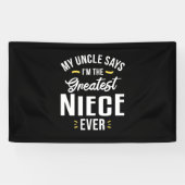 Ik ben de grootste nicht ooit spandoek (Horizontaal)