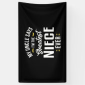 Ik ben de grootste nicht ooit spandoek (Verticaal)