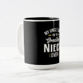 Ik ben de grootste nicht ooit tweekleurige koffiemok (Voorkant links)